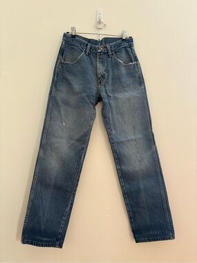 Classic Men's Blue Straight-Leg Jeans